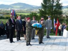 Spomienkov slvnos na pamiatku franczskych bojovnkov v Strene 